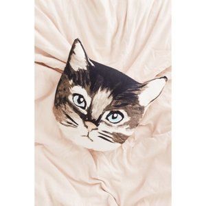 Plum & Bow Urban Outfitters Cute Cat Pillow